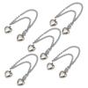 5Pieces Magnetic Pants Cuffs Fasteners, Pants Hems Fasteners Clip Strong Magnets Clip for Pants Trousers to Make Shorter