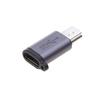 Portable Converter for Phone Tablet Type-C Female to Mini USB Male Adapter with Strap Support Data Transfer Charging