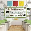 Eucalyptus Positive pirational Affirmation Bulletin Board Decor Nature Classroom Decor Classroom Greenery Themes Decoration Sets