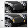 Kit de 2/4 pièces de feux de clignotant LED pour sourcil de roue / indicateur de calandre avant pour Jeep Wrangler JK 2007-2017