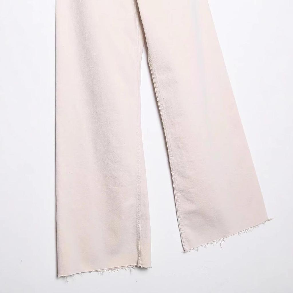 Spring 2025 Women's European & American Style Slim High Waist Loose Jeans