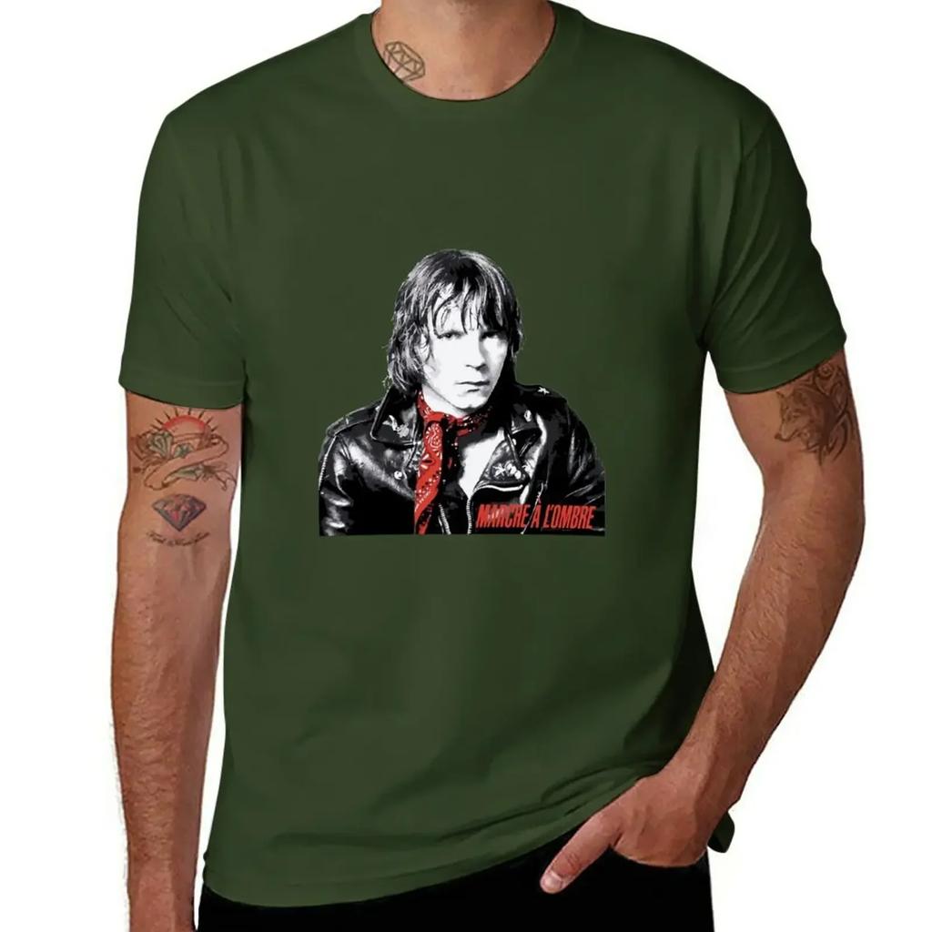 Renaud T-Shirt Blanks Tops Black T Shirts for Men