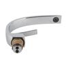 G1/2 Curve Design Faucet Basin Hot Cold Water Mixer Tap Single Handle Sink Faucet with Hose