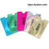 10 Pcs 2021 Hot PVC Plastic ID Card Badge Holder Clear Exhibition Bank Card Badge Holders Office School Stationery Supplies