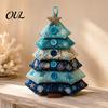 Fall Crafting Kits for Adults DIY Quilted Fabric Tree Kit, Halloween Sewing Craft Creative Gift Lovers Handmade Christmas Hanging Ornament Holiday