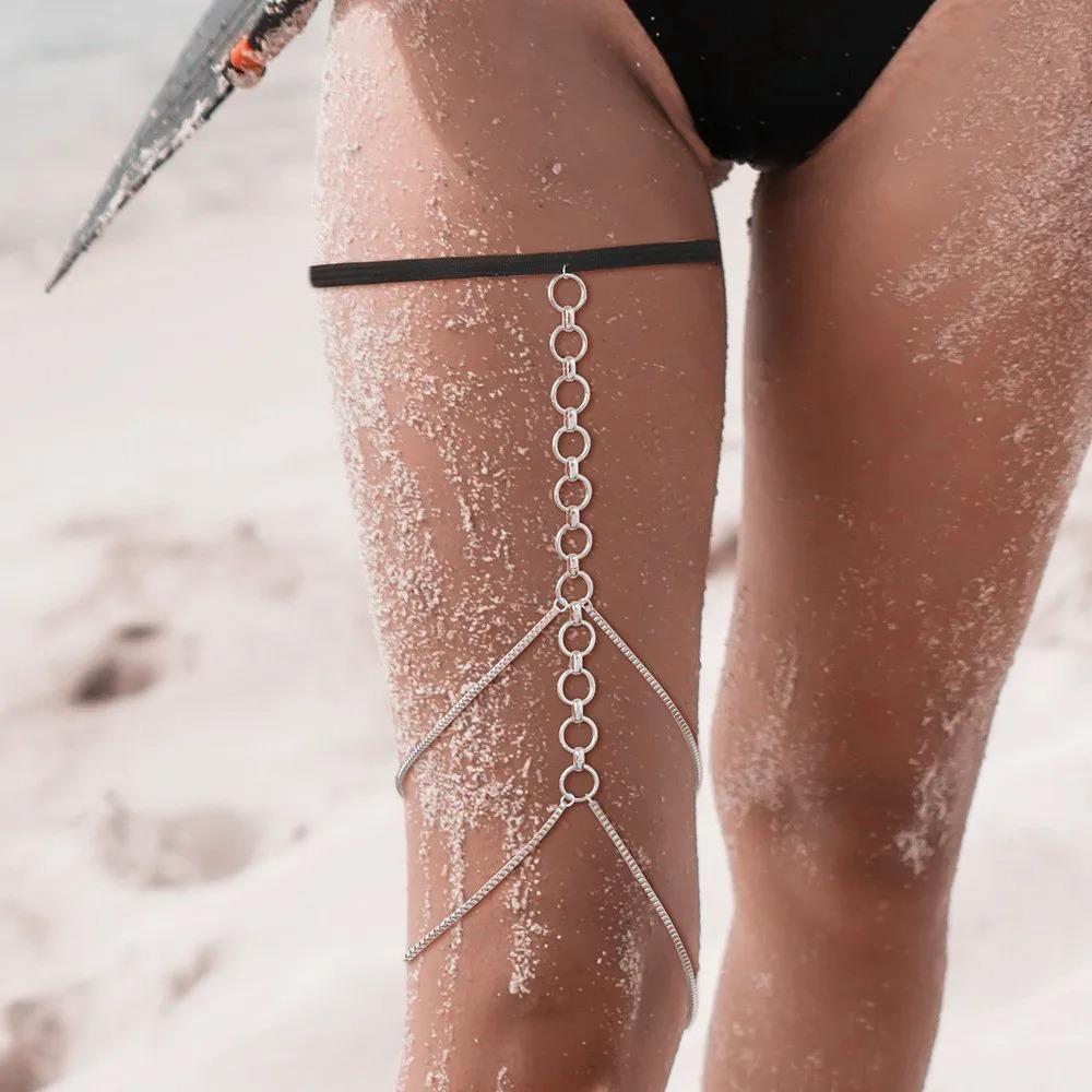 

Trend Thigh Chain Sexy Beach Body Jewelry Fashion Leg Chain Bracelet Female