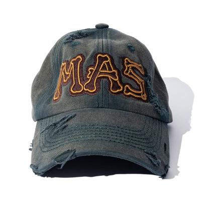 MASSnoUN MAS CASQUETTE DE BASEBALL VINTAGE DÉLAVÉE MOURANTE MSFAC002-GR