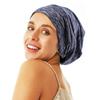 High Quality Elastic Lined With Satin Hat Chemotherapy Hair Beanie Night Sleep Satin Hats Men Women