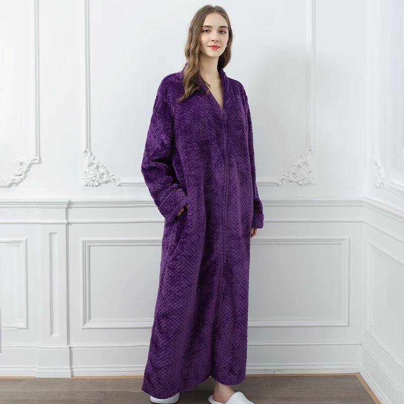 

OEING Autumn/Winter Extra Long Fleece Robe L