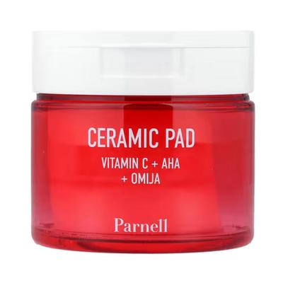 Almofada Cerâmica Suavizante para a Pele AHA Omija 170g (60 almofadas) [Pacote 1+1] | Total de 120 Almofadas