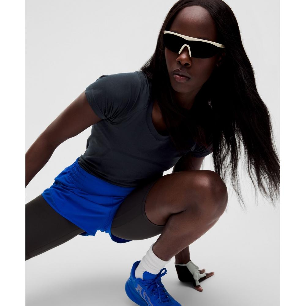 Lululemon Swiftly Tech Short Sleeve Shirt 2.0  Hip Length True Navy True Navy