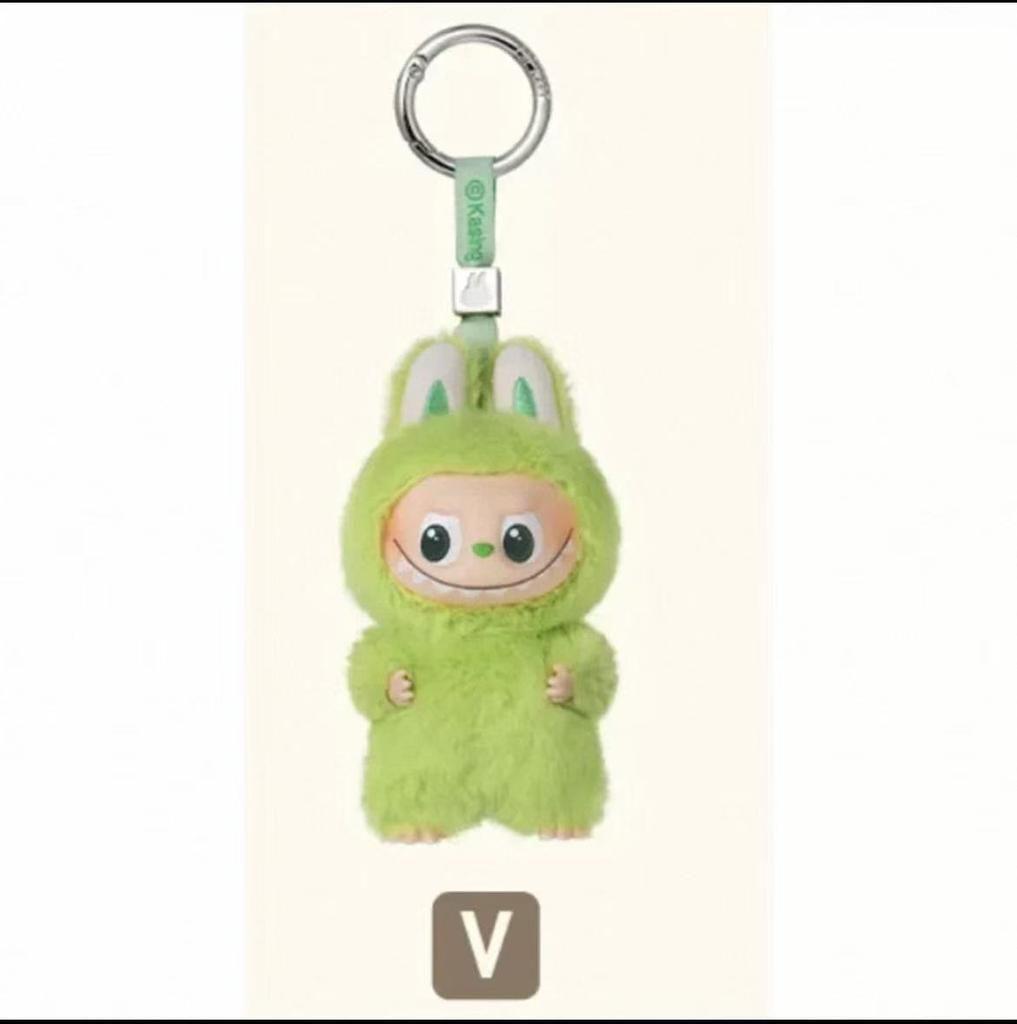 Cute Labubu New 4th Gen Mini Vinyl - Face Plush Blind Box: Ideal Backpack Accessory, Keychain & Christmas Gift, Also a Fun Children's Hand Puppet Toy