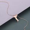 Kinitial Fashion Design Charms Italian Map Pendant & Necklaces for Women Girl Kolye Stainless Steel Choker Jewelry