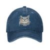 Silly Cat Meme Funny Baseball Cap Classic Distressed Washed YK Kitty Snapback Hat Unisex Outdoor Workouts Adjustable Hats Cap