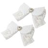 Flat Clip Hairpin Wing Studded Balletcore Headwear Bunches Clip Elegant Rhinestones Bowknot Hair Clip Photo Props