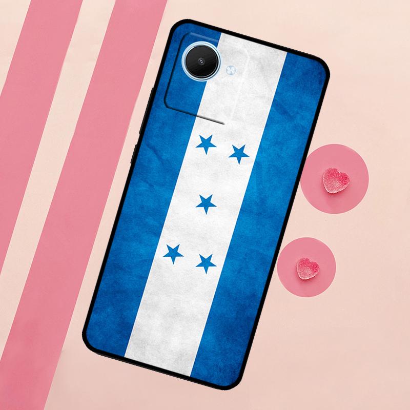 Honduras Flag For Realme 15 10 11 12 13 14 Pro Plus C65 C67 C75 C63 C61 C55 C51 C53 C35 GT6 GT7 Pro Case