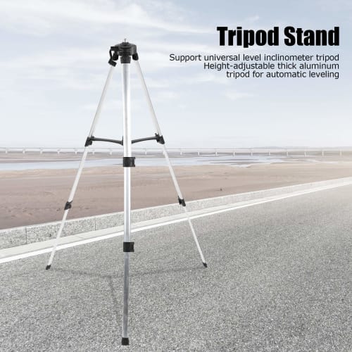 FOTABPYTI Self-Leveling Tripod, Aluminum Alloy High-Performance Level Inclinometer Tripod for Building Industry, Construction Surveying Machinery, and