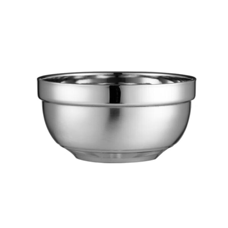 LuFengLai 304 Stainless Steel 6-Compartment Meal Tray Set with Bowl, Chopsticks, Spoon (5 Sets)