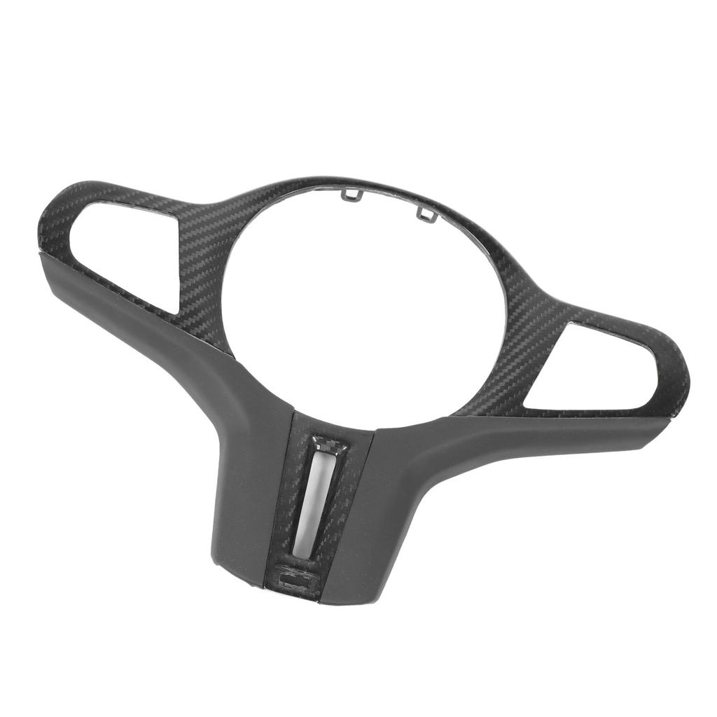 Car Steering Wheel Frame Cover Trim Sticker Decoration Carbon Fiber Nappa Leather for M2 M3 M4 G87 G80 G82 Without