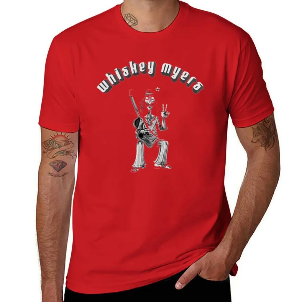 Whiskey Myers Musik beliebt Genre Musik Country Rock T-Shirt Rohlinge Sweat Hippie Kleidung T-Shirt Herren 2025 neues Modell