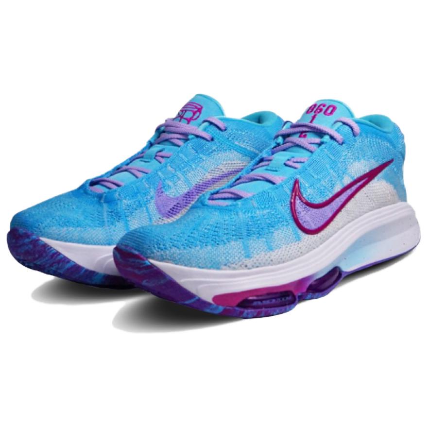New Nike G.T. Hustle Anti Slip Wear Resistant Mid Top Basketball Shoes Men's Blue HJ7677-900