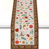 Rosh Hashanah High Holy Day Linen Table Runner Jewish Holiday Table Decor Shana Tova Kitchen Dining Table Runner Party Decor