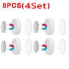12/2Pcs Strong Magnetic Hooks Wall Mount Anti-Lost Magnet Storage Holder For Remote Control Fridge Sticker Home Organizer Hook