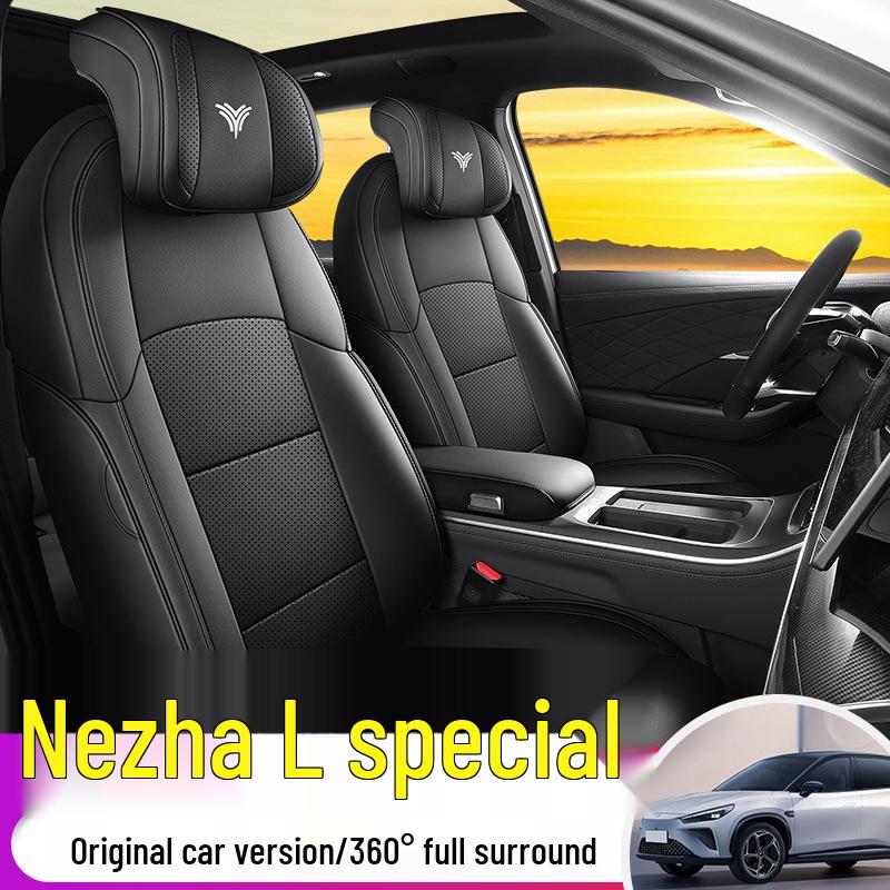 New Neta L Full Leather Car Seat Cushion - Universal, Four Seasons, One-Piece Design