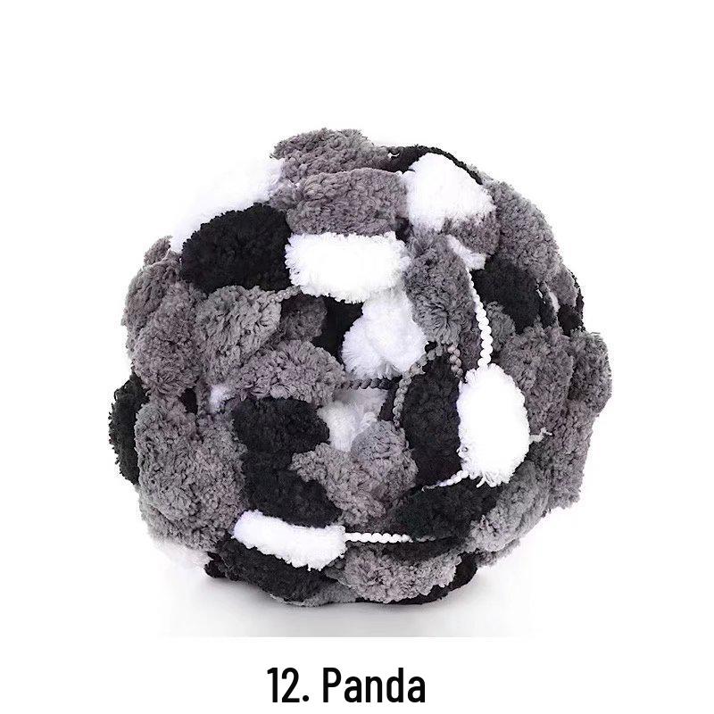 Bean Bean Hand-Knitted Thick Yarn Ball for DIY Projects: Large Ball for Carpets, Cushions, and Woven Blankets
