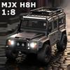 MJX West Allrock H8h 1:8 Full Scale Climbing Vehicle Rc Professional Remote Control Vehicle 4WD Brushless Off Road Vehicle Toys
