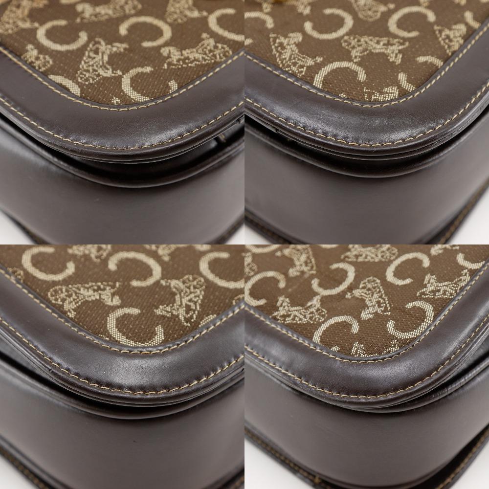 Celine Handtasche vintage Braun Canvas/Kalbsleder Damen Gebraucht