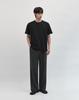 WORK ON BODY OFF (Regular) Airbit Cooling Solid Semi-Overfit Short Sleeve T-Shirt [Black]
