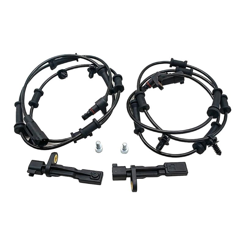 ABS Speed Sensor Kit Front & Rear, Left & Right Wheel Speed Sensor Direct Replacement 68003281AA+52125003AB 1