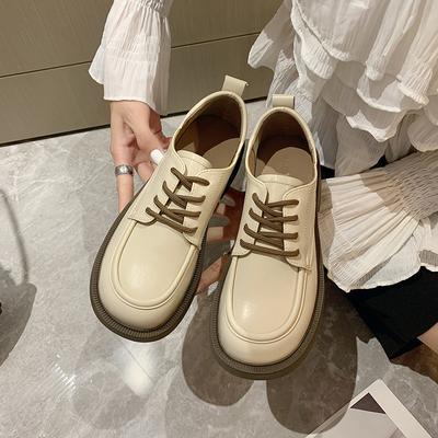 Summer Platform Shoes, Autumn New Retro Round Head Low-top Single Shoes Women's Factory