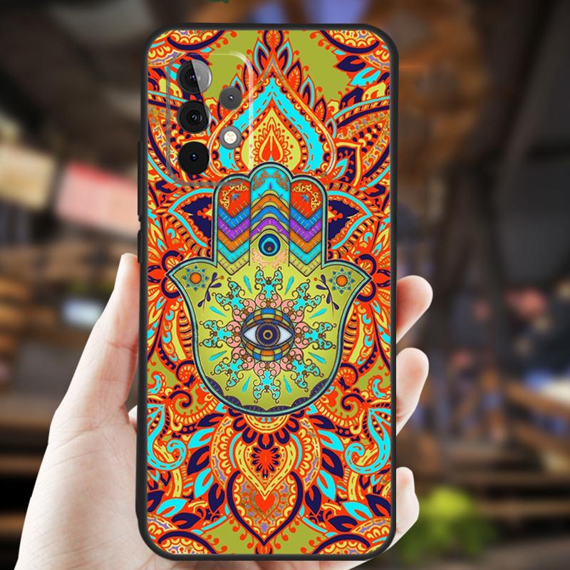 Hamsa Hand Of Fatima Case For Samsung Galaxy A34 A06 A05 A32 A16 A55 A36 A26 A54 A14 A22 A52 A35 A15 A53 A13 A56