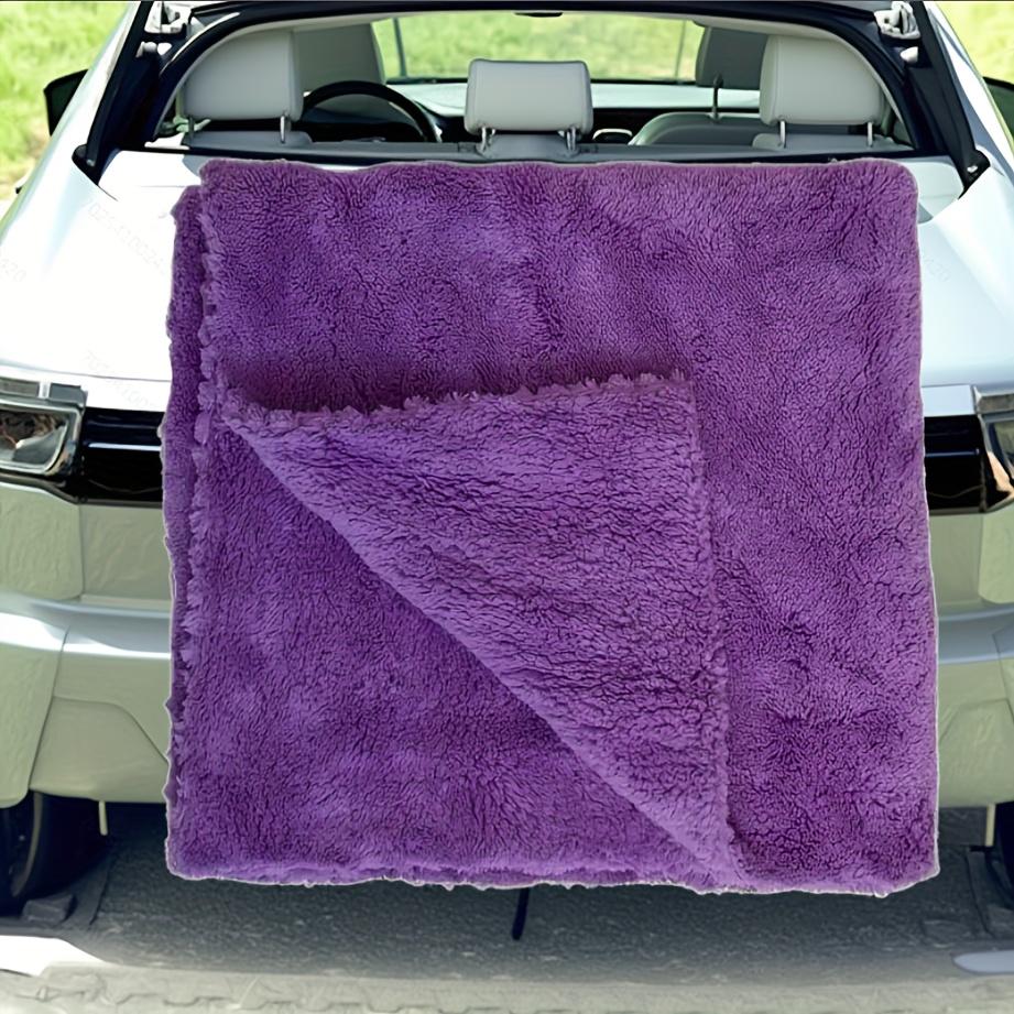 Car Towel Cleaning Drying Car Polishing Cloth Soft Edgeless Car Detailing Waxing Towel