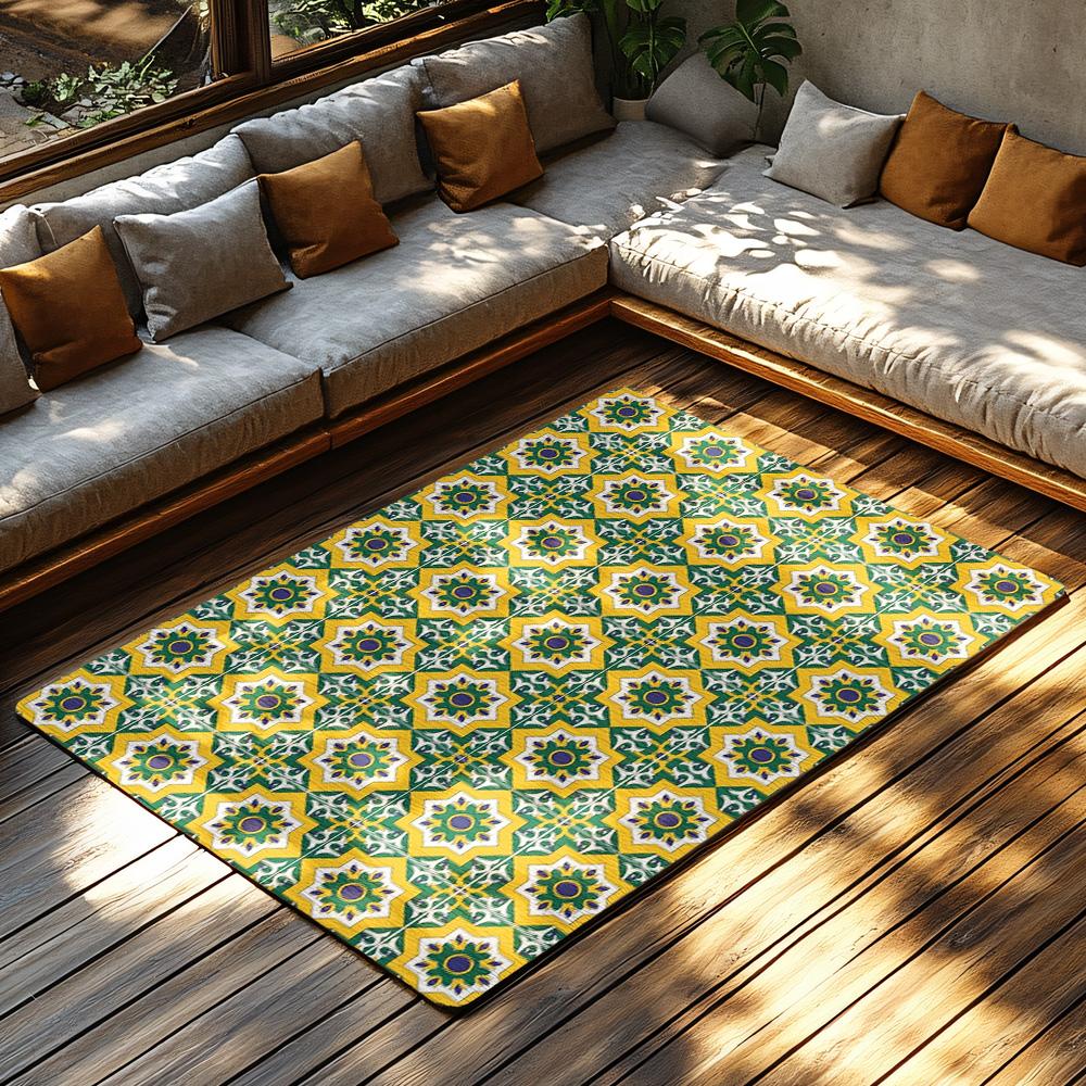 Unique Geometric Pattern Doormat Indoor Outdoor Rug Washable Floor Mat Home Decor Entrance Carpet Stylish Area Rug Modern Design