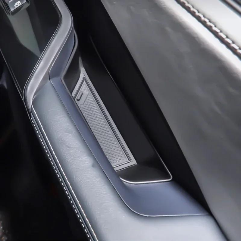 For Volkswagen ID.6 2023-Present Car Low Central Control Armrest Box Storage Auto ABS Door Storage Barrel GPS Tidying Box