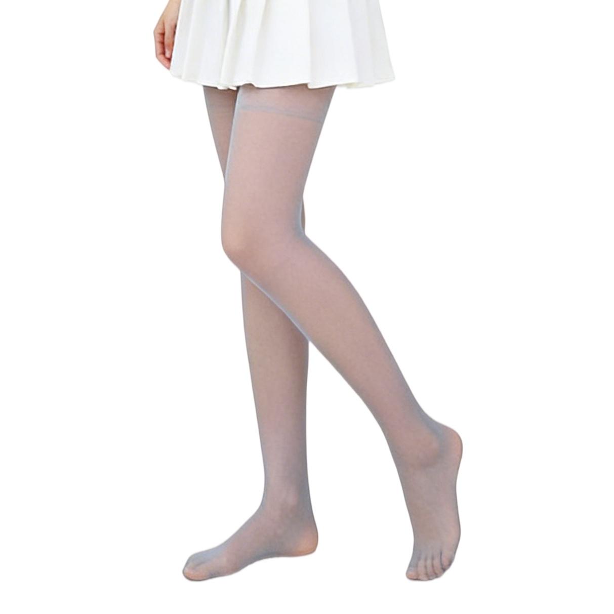 Yiran Sexy Lingerie Women's New Elegant High Waist Stretchy Tights Large Plus Size Tight Open Crotchless Silk Stockings Pantyhose Sexy Summer Xxl Cm