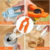 3 Pack Plastic Bottle Cap Opener, 3 in 1 Multi-Purpose Water Bottle Opener, Water Bottle Opener for Arthritic Hands or Home, Kitchen, Camping, and
