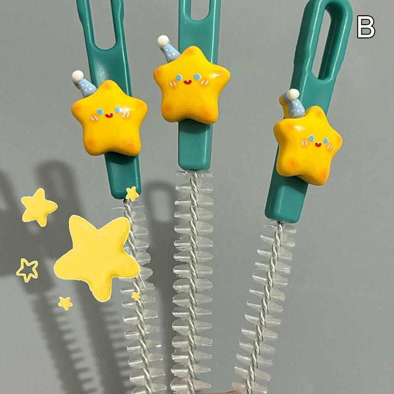 Kitchen Cleaning Brushes Nylon Wire Bottle Straw Brush Household Cleaning Brush Cup Tube Bottle Straw Washing Cleaner Brush Tool