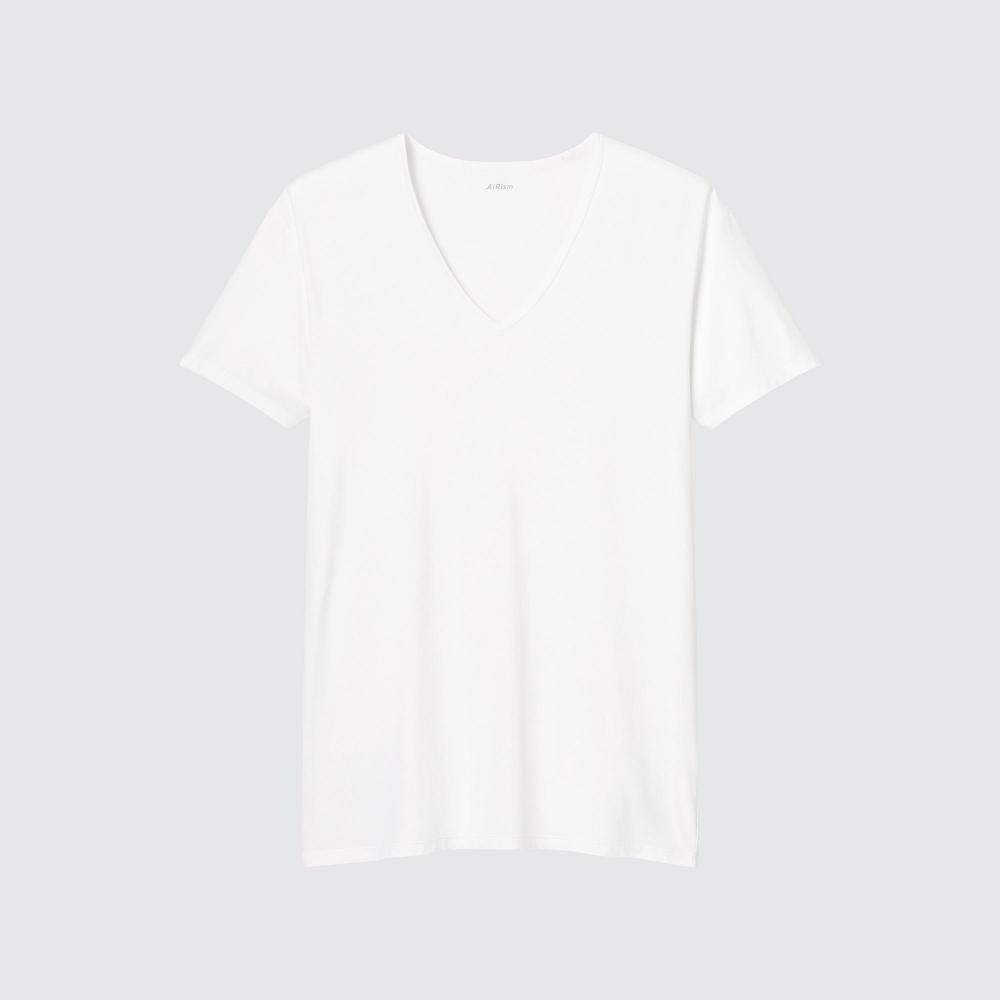 Uniqlo Airism V Neck T  shorT sleeVe 