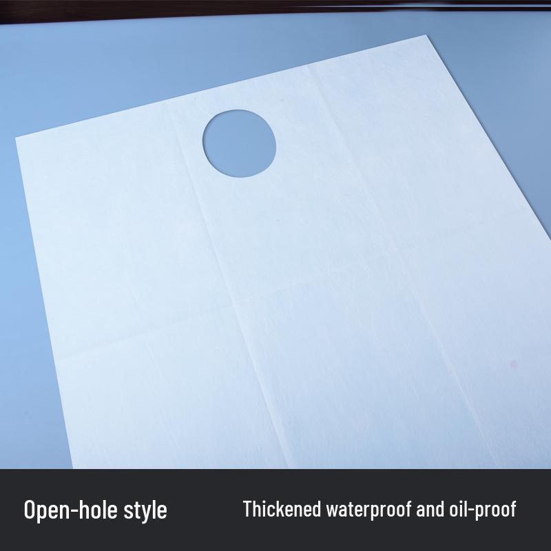 100 Pack Breathable Non-woven Disposable Bed Sheets, Waterproof & Oil-proof for Massage & Beauty Salon with Face Hole