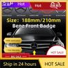 WXUKM1 C200 E200 New 2025 For Mercedes Benz 1pc 188mm 210mm Car Front Grill Badges Lid Covers Logo Sticker For Mercedes Benz AMG class