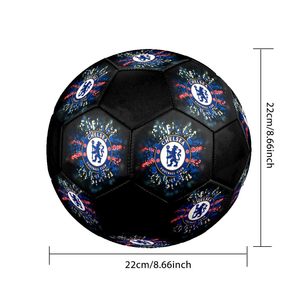 Chelsea FC Fußball Bunt Für Alle Altersgruppen Maschinengenäht PVC Wettkampftauglich Langlebig Hoher Rückprall.GRÖSSE5
