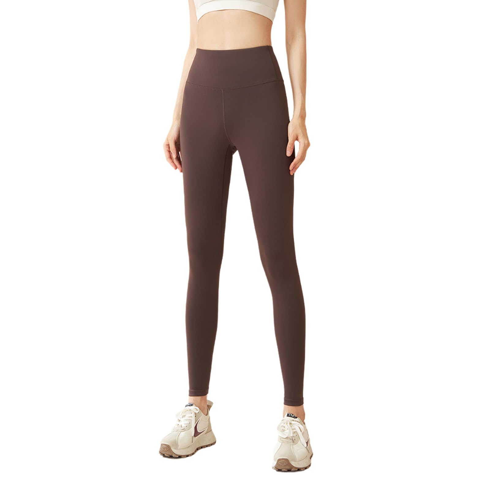 

Yoga Sports Training [Volen] Women s Pants, Fleece-lined, High-waisted, Tights, Winter, Warm, (YJP0110C-XL) кофейный