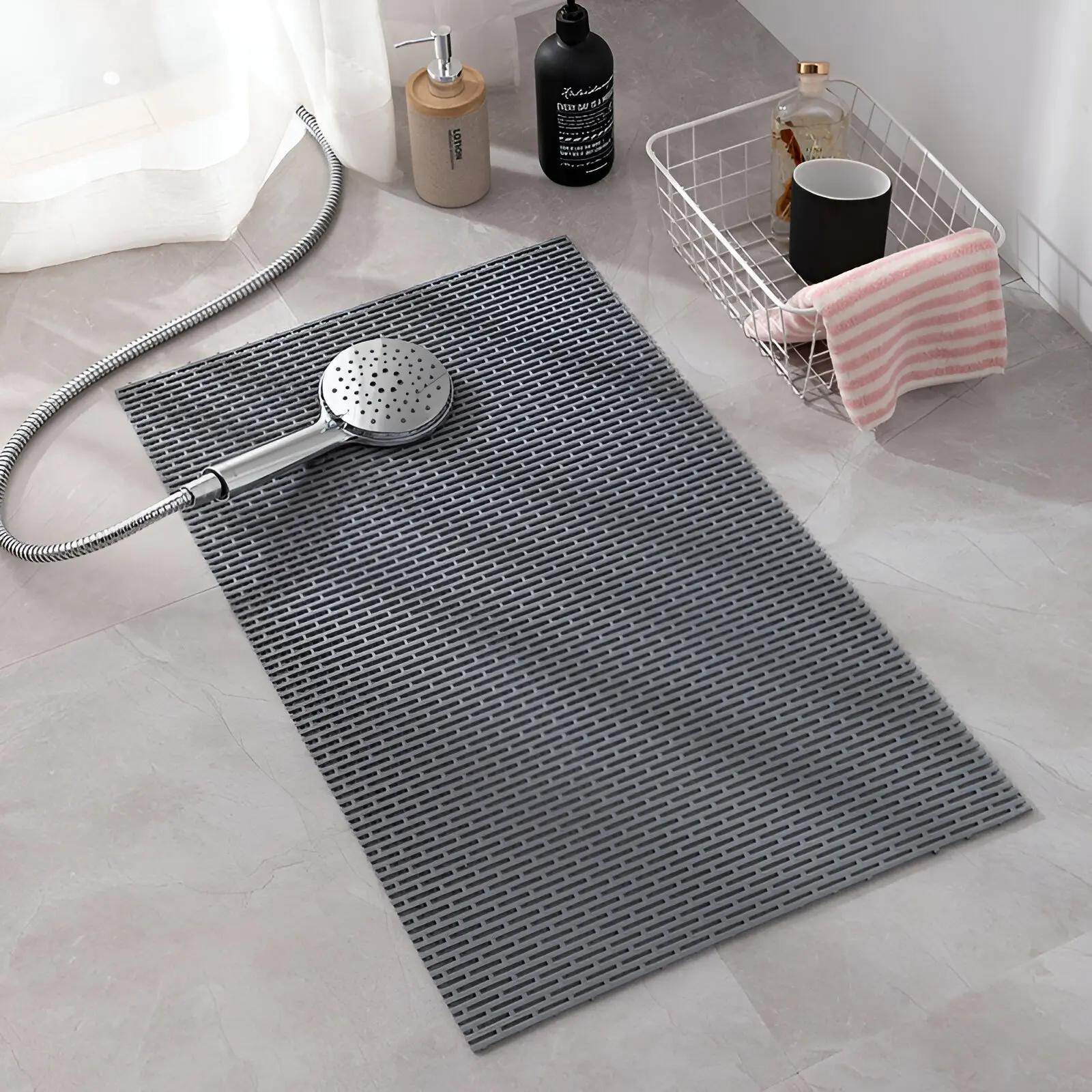 Bathroom anti slip mat PVC bathroom floor mat Bathroom kitchen splicing waterproof floor mat 40x60cm