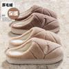 Plush Winter 2025 Cotton Shoes Non-slip Thick-soled Cotton Slippers Home Warm Fleece Home Slippers