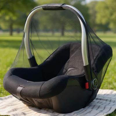Moustiquaire pour poussette, filet respirant en maille pour poussette, porte-bébé, siège auto, landau pour nouveau-né, housse de berceau