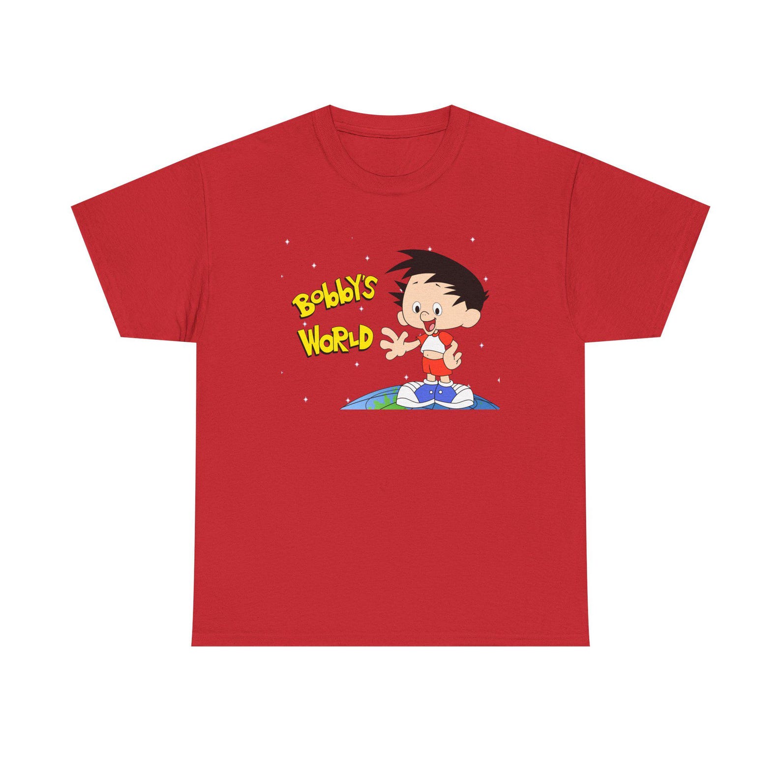 Bobby s World 90 s Cartoon T-Shirt: Retro TV Show Apparel 4XL